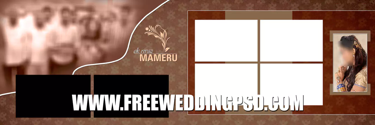 Free Wedding Psd 12 X 36 (440) | wedding invitation psd size
