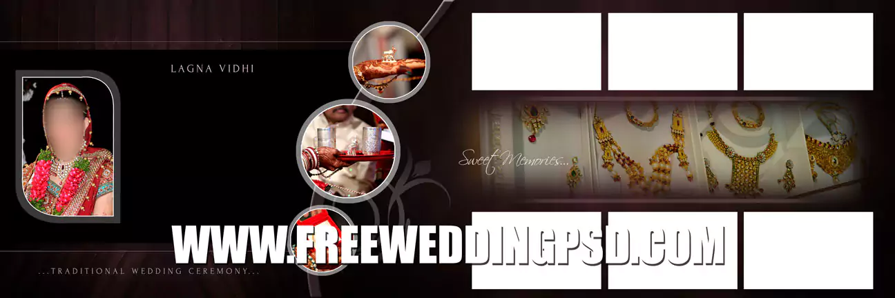 Free Wedding Psd 12 X 36 (670) | wedding sticker psd