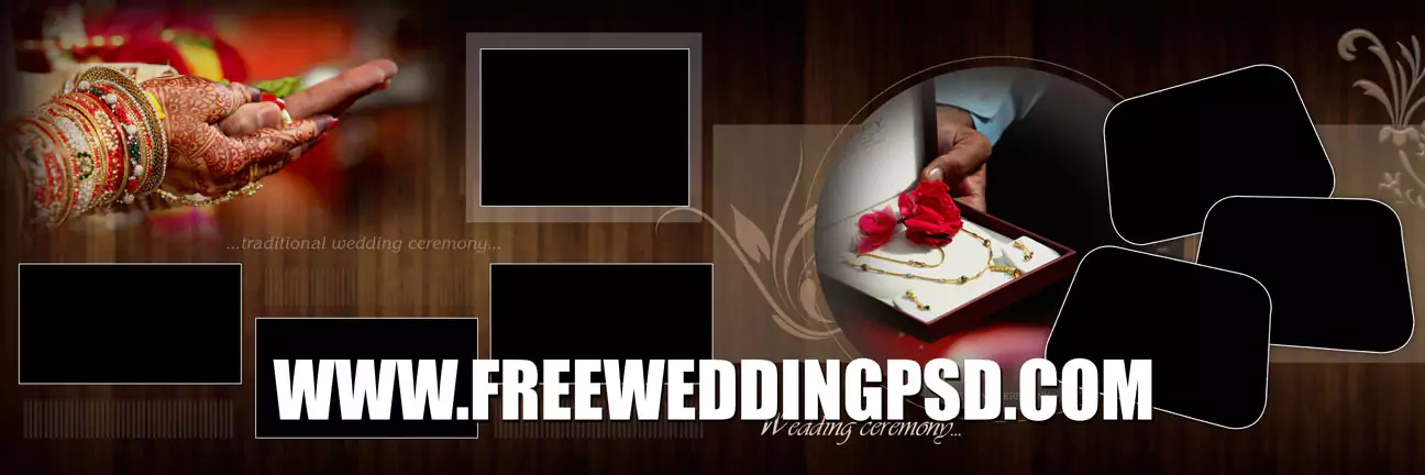 Free Wedding Psd 12 X 36 (686) | undangan wedding psd