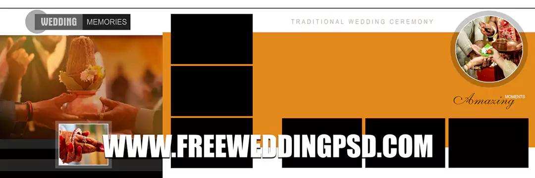 desain x banner wedding psd