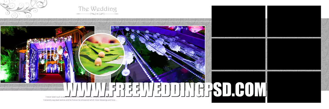 Free Wedding Psd 12 X 36 (717) | wedding album design psd 2020