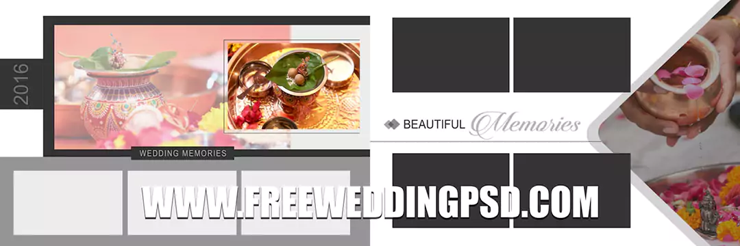 Download Indian Wedding Album Cover Design 17x24 Psd Templates