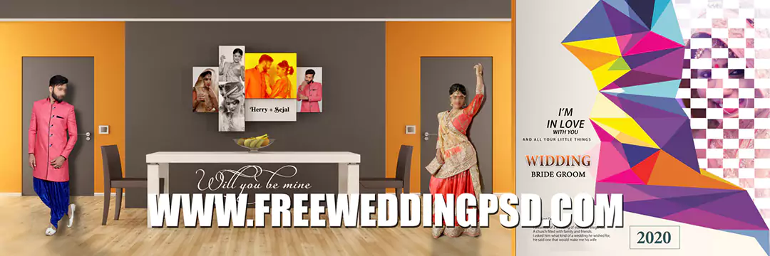 Free Wedding Psd 12 X 36 (812) | free wedding psd download