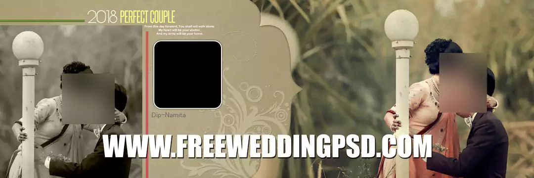 wedding album templates psd free