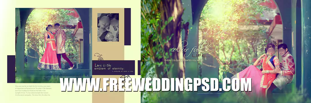 Free Wedding DM #Psd  (13) | Wedding Album DM
