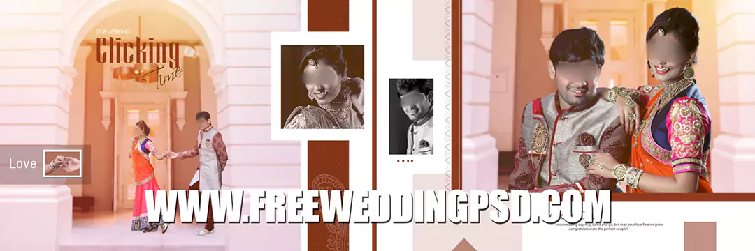 free wedding background psd download