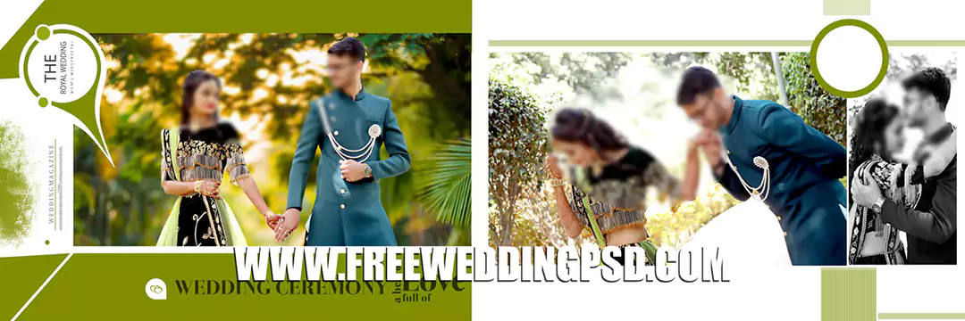 free psd wedding album templates