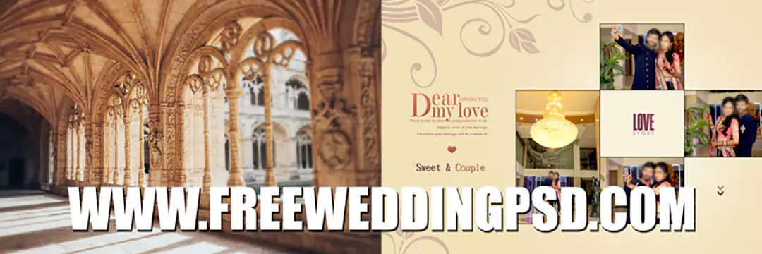 free psd wedding album templates