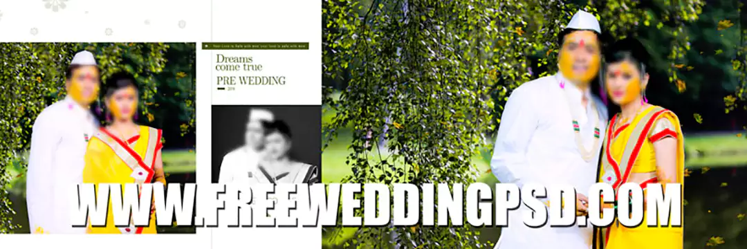 free psd wedding album templates