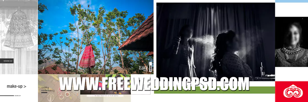 free psd wedding album templates