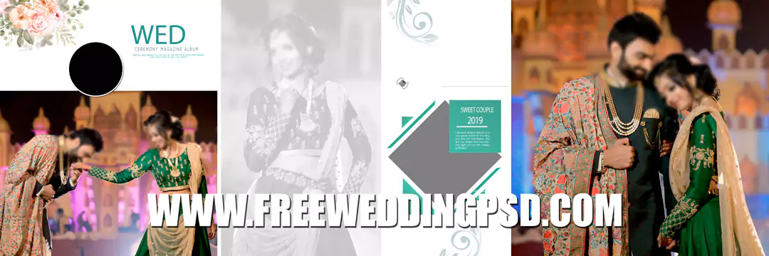 free download wedding album templates psd