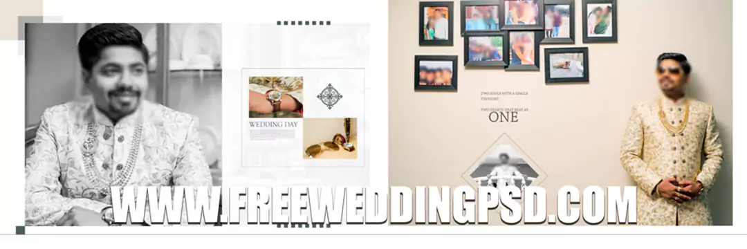 Free download wedding album psd templates