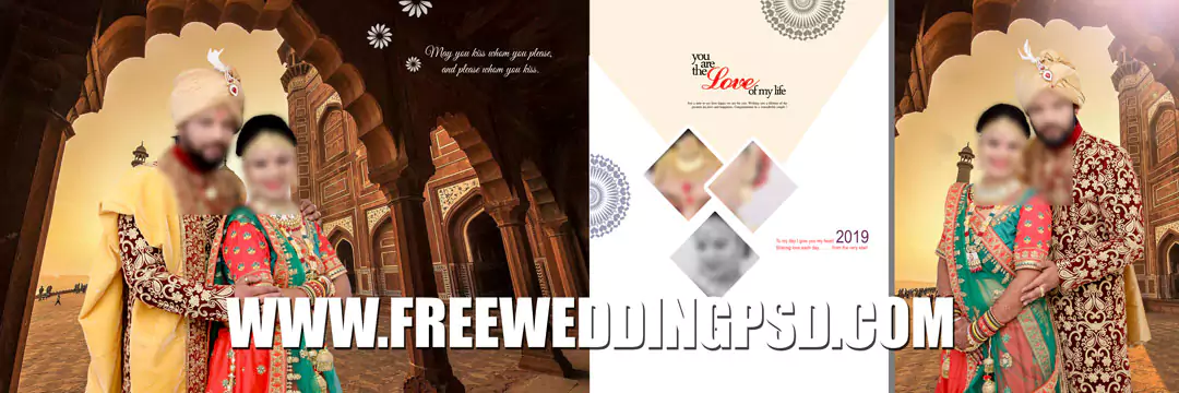 indian wedding album 2022 psd templates free download