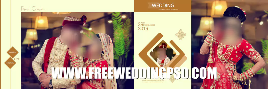 Free download wedding album psd templates