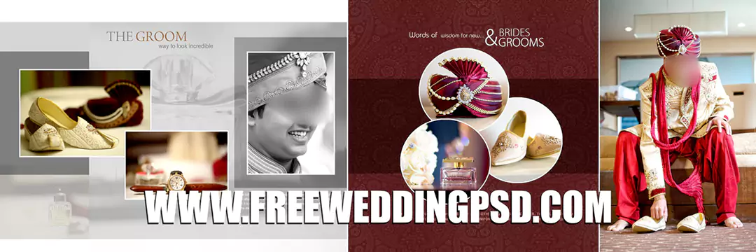 free 2022 indian wedding album psd templates