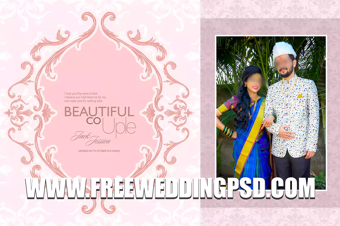 wedding album cover design