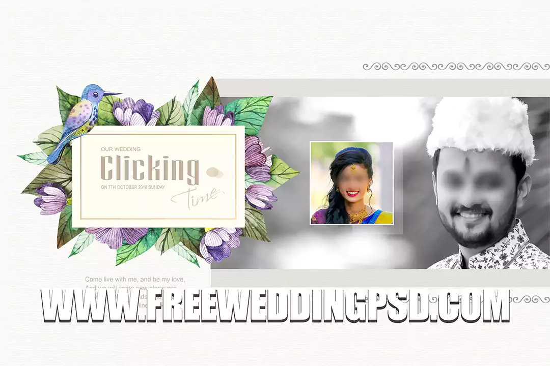 wedding album cover design