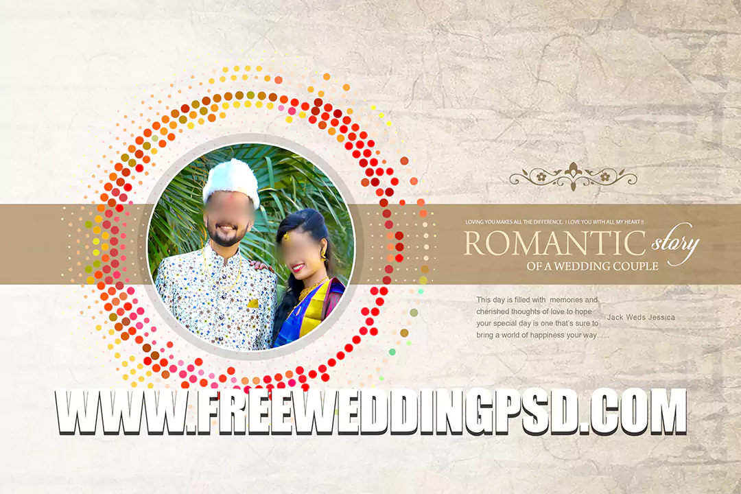 wedding album cover design