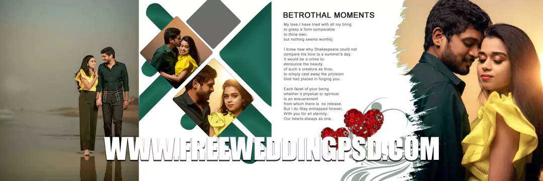 indian wedding album design 12×36 psd templates