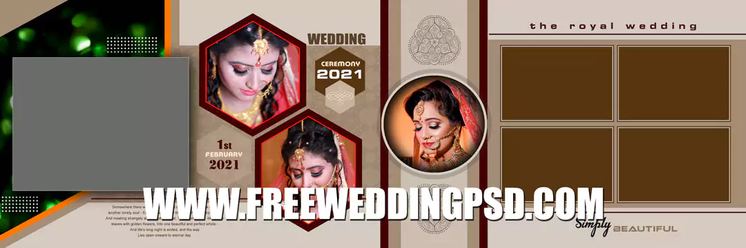indian wedding karizma album psd templates free download