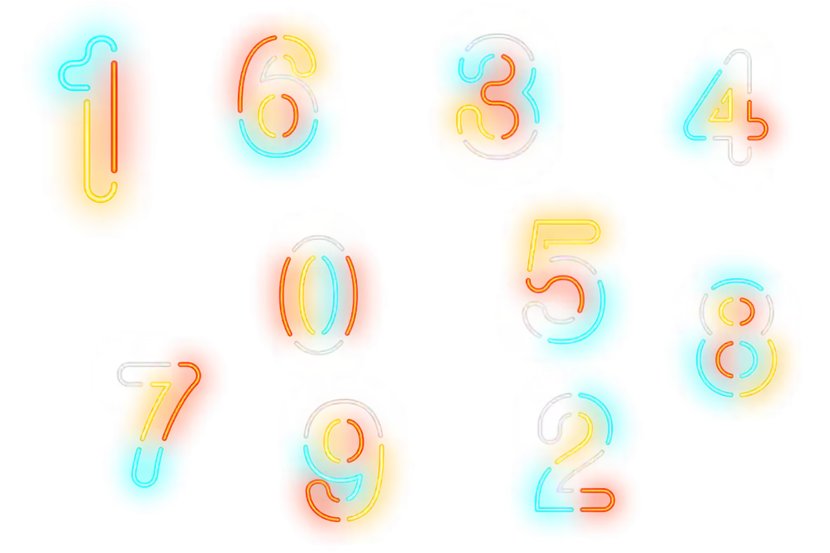 number design png file download 