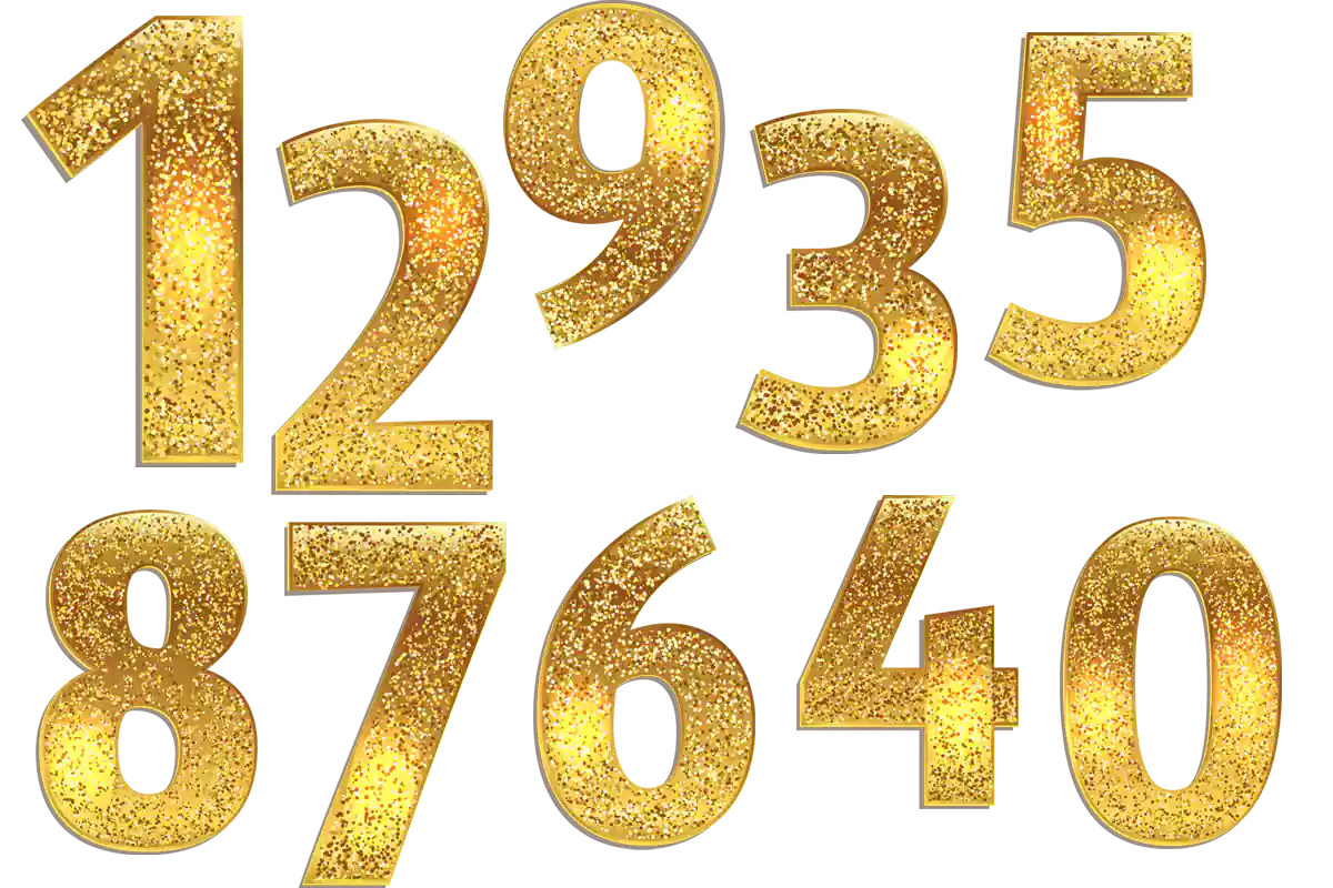 number design png file download 