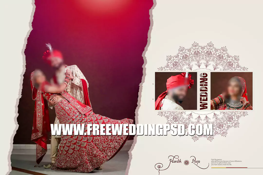 16×24 PSD Wedding Album Design PSD Free Download 2021