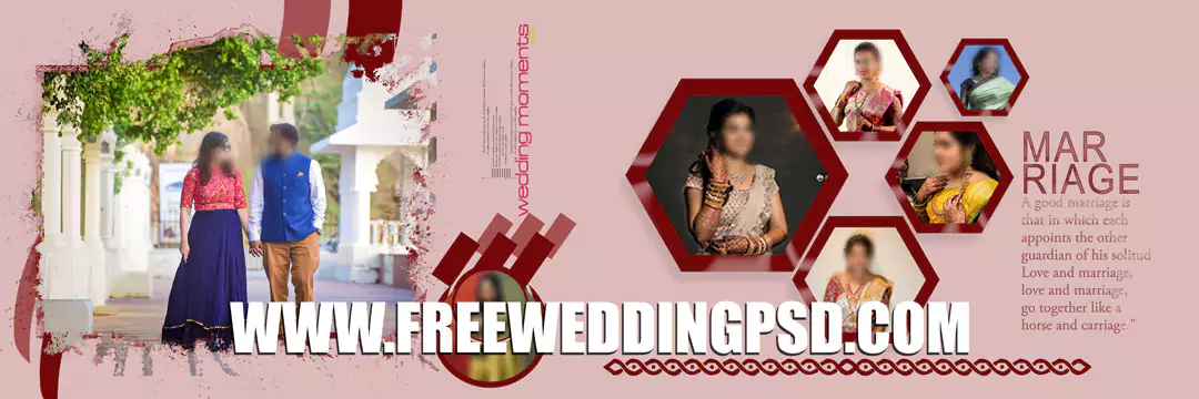 Prewedding Album Layout book design