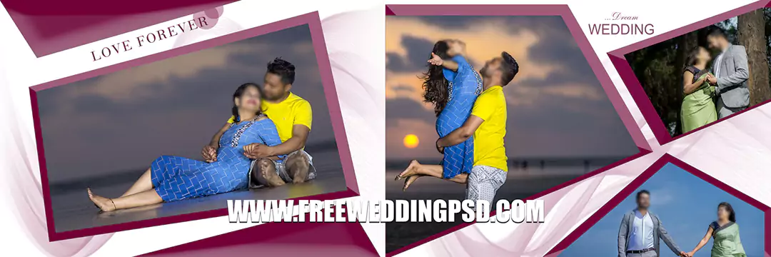 Prewedding Album Layout book design