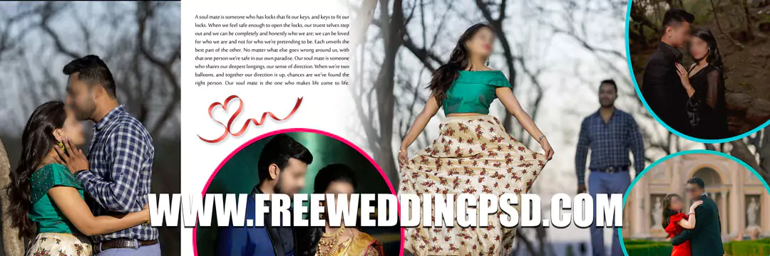 Prewedding Album Layout book design
