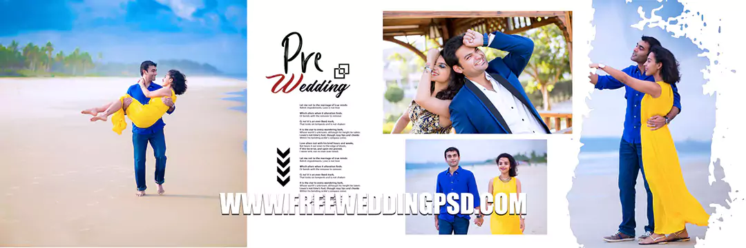 Pre Wedding Album 12x36 PSD Backgrounds Free Download 2021