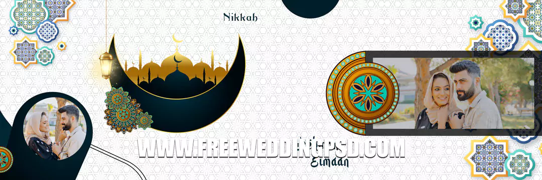 muslim wedding album backgrounds