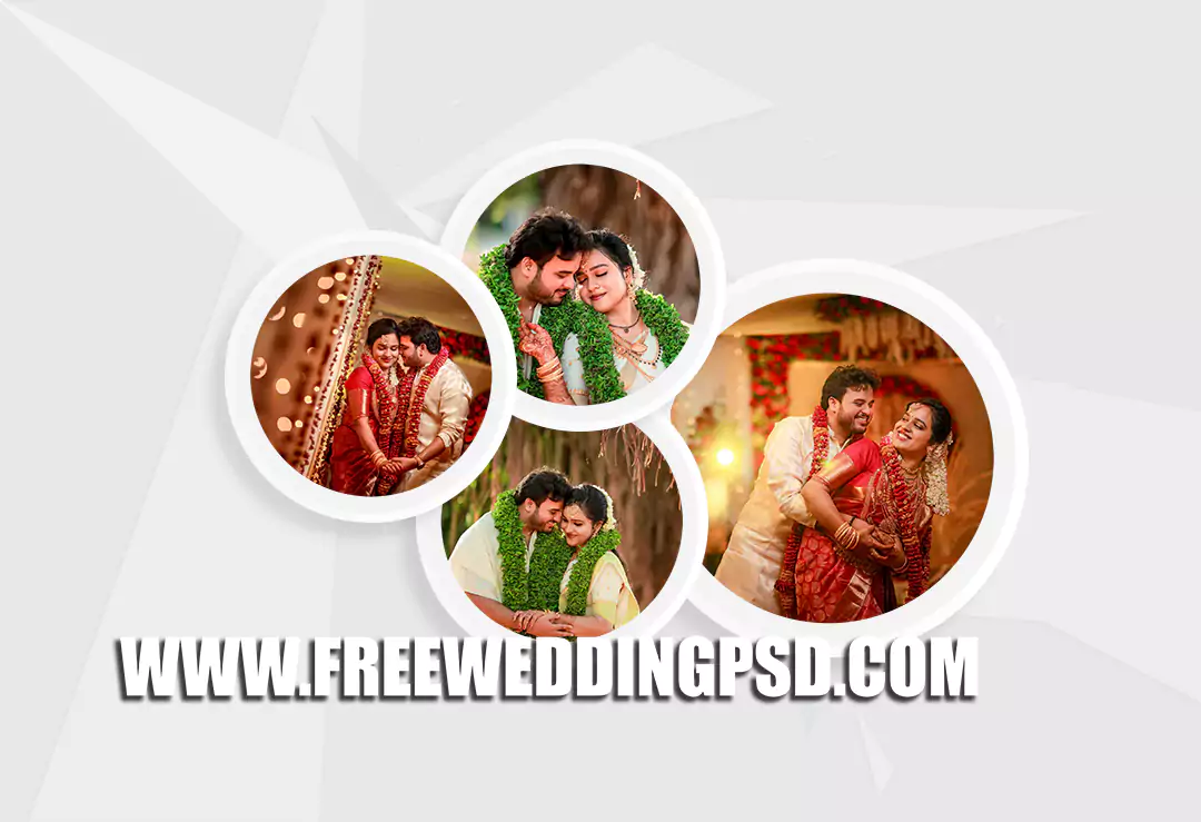 New wedding collage psd free Download