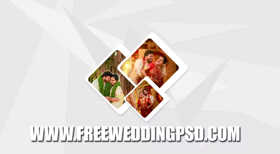 New wedding collage psd free Download