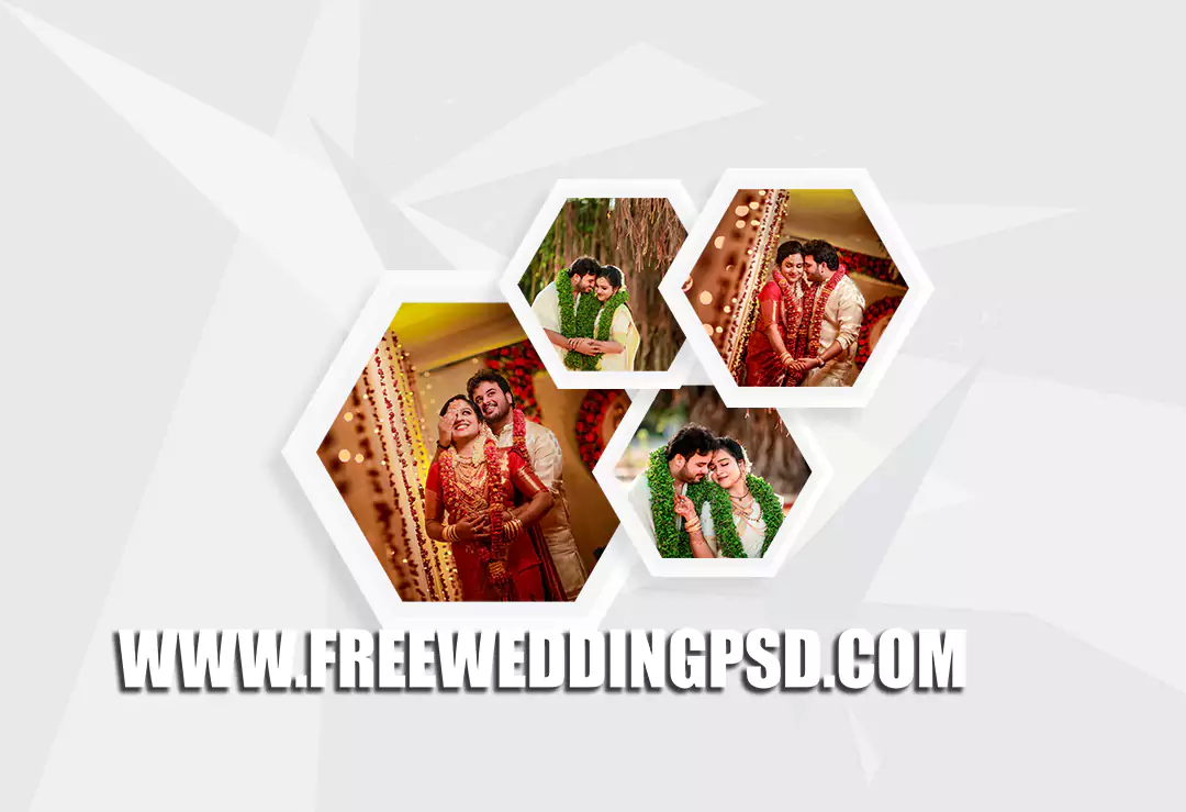 New wedding collage psd free Download