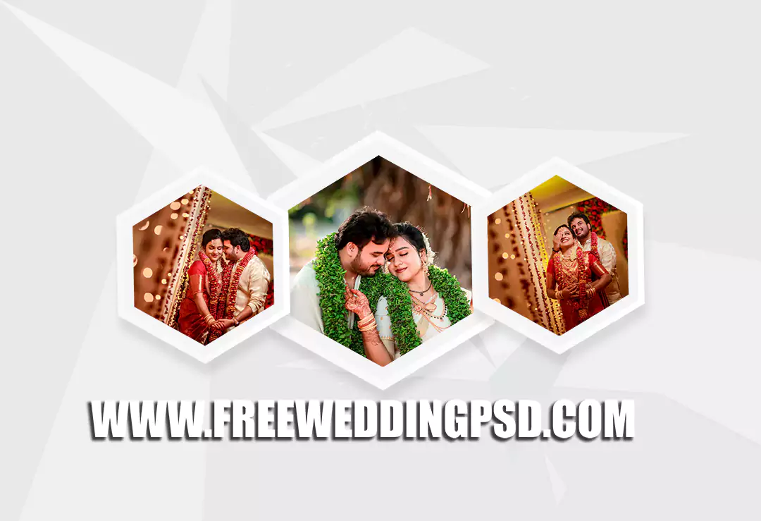 New wedding collage psd free Download