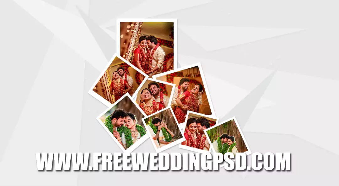 New wedding collage psd free Download