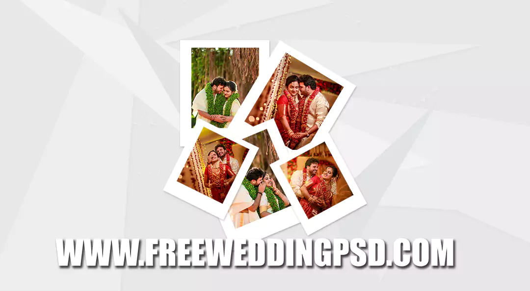 New wedding collage psd free Download