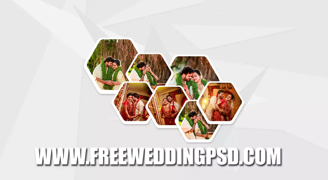 New wedding collage psd free Download