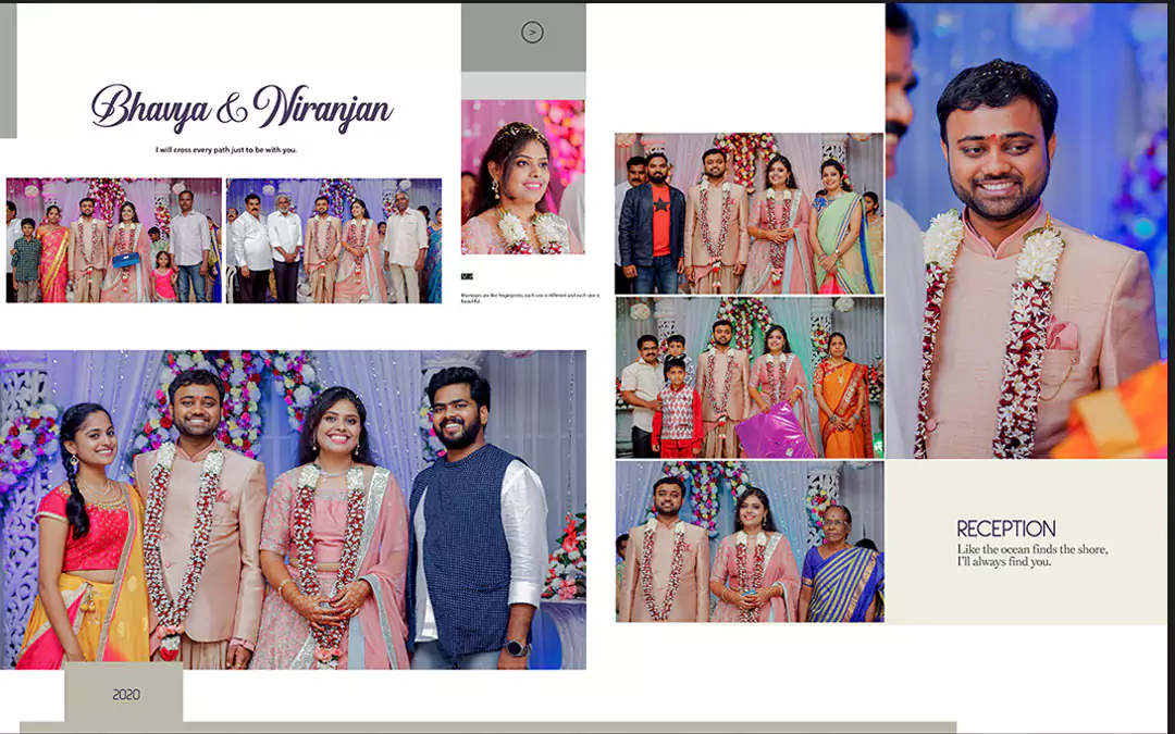 16x24 Wedding Album PSD