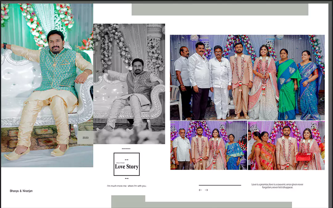 16x24 Wedding Album PSD