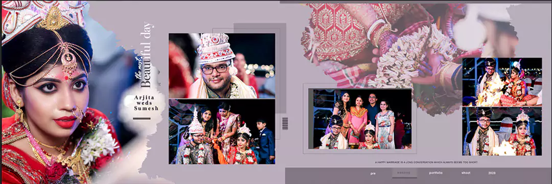New 2021 Wedding Album 12x36 PSD Designs