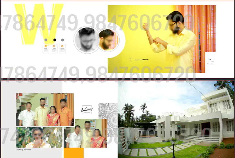 full wedding album design package 2022