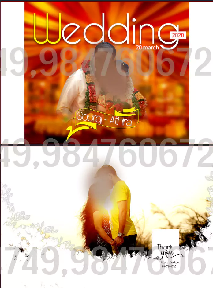full wedding album design package 2022