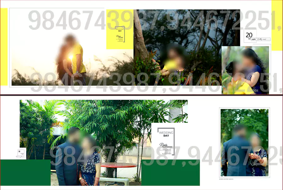 full wedding album design package 2022