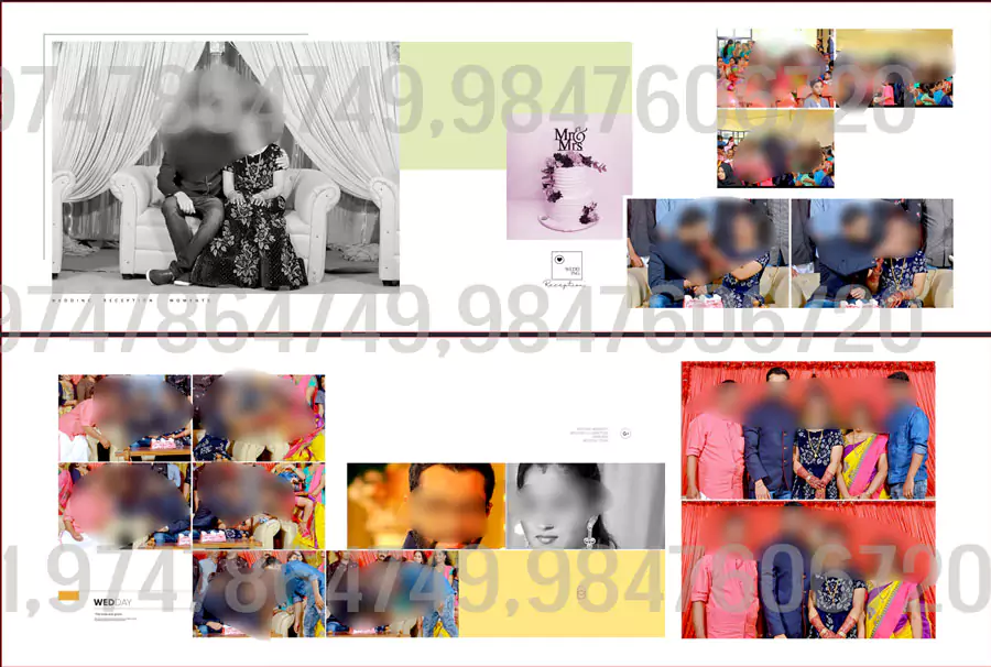 full wedding album design package 2022