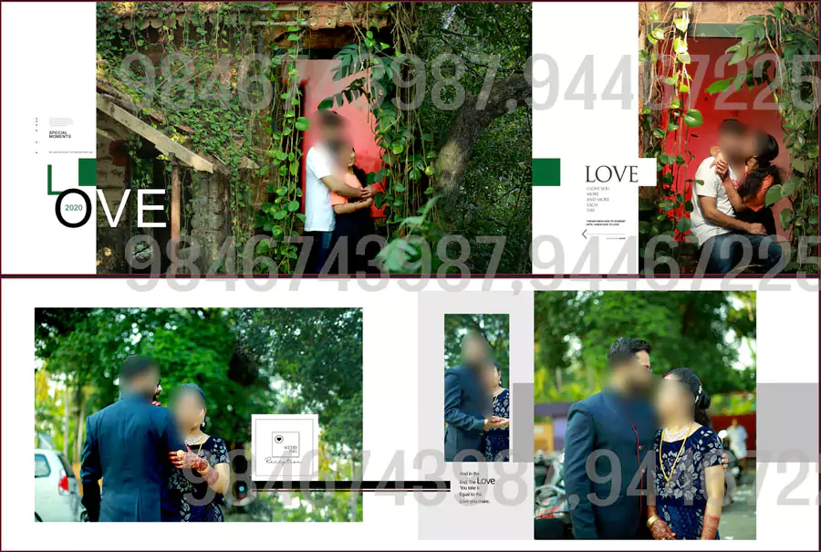 full wedding album design package 2022
