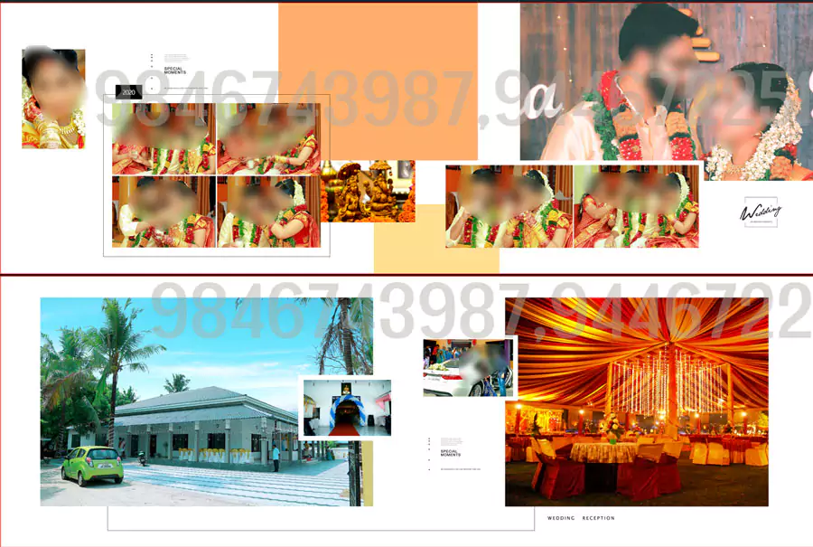 full wedding album design package 2022