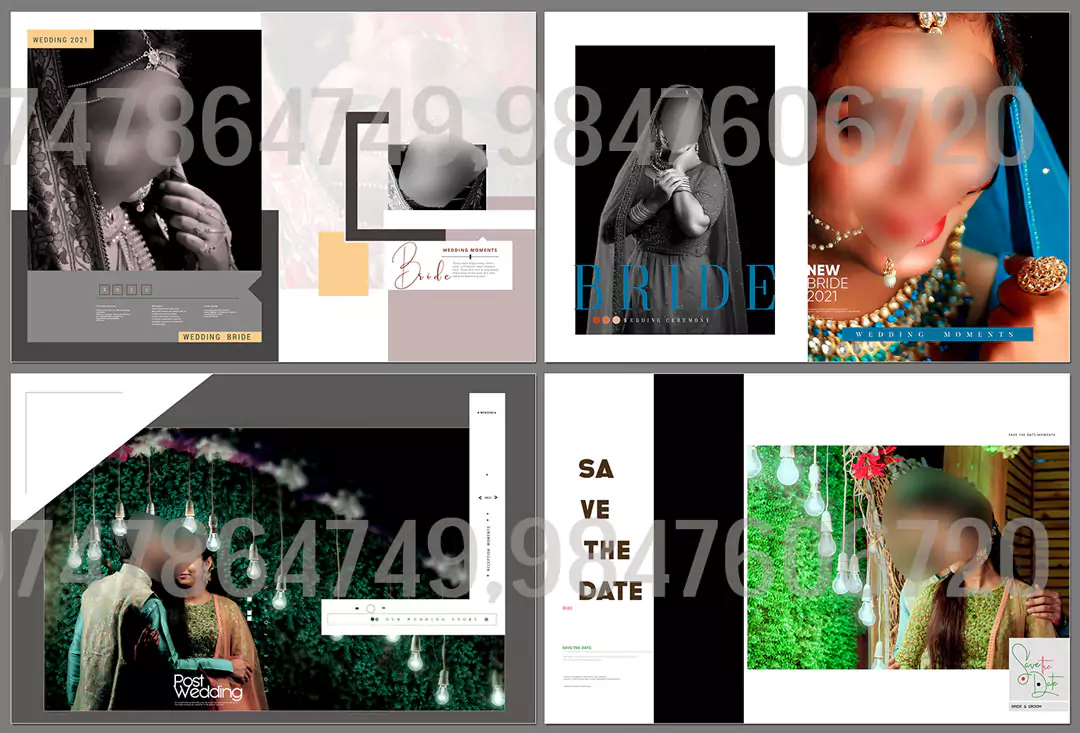 indian wedding album design templates 2022