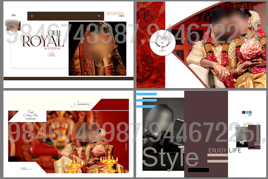 indian wedding album design templates 2022